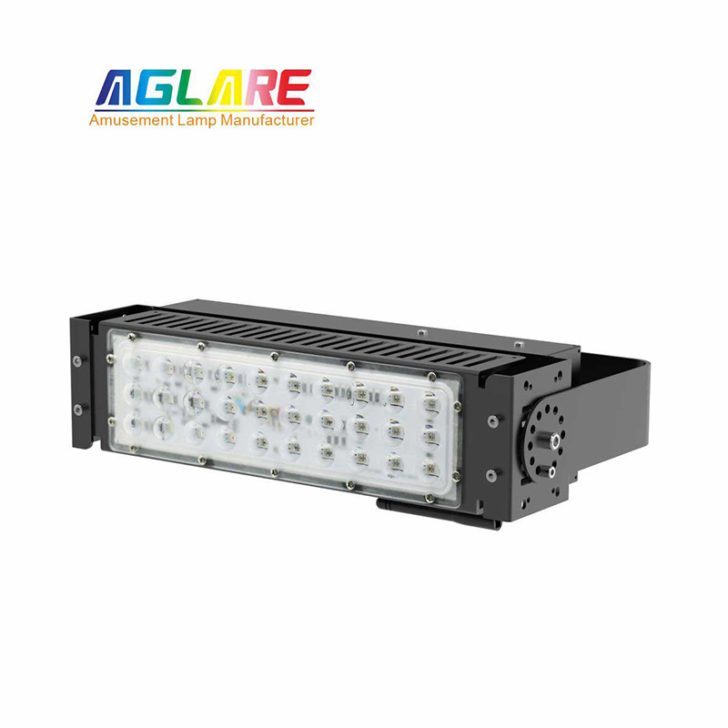 LED彩色投光灯 带？50W变色RGB泛光灯