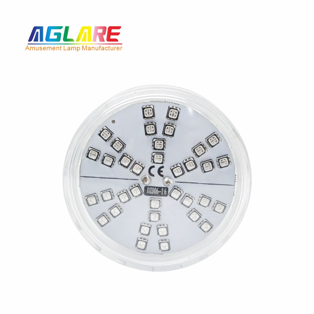 60mm RGB LED游乐场灯1-16自动法式旋转成效- AC24V， 42led