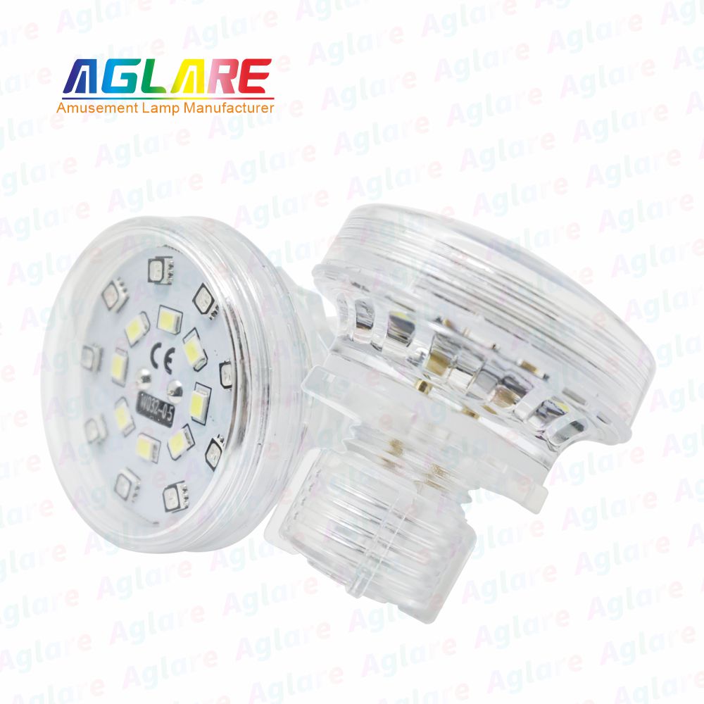 DW002法式1-16，AC24V 38mm RGB+W LED灯用于游乐设施